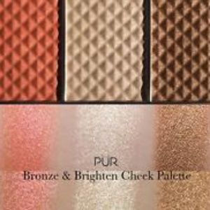 Pur Bronze & Brighten cheek Palette